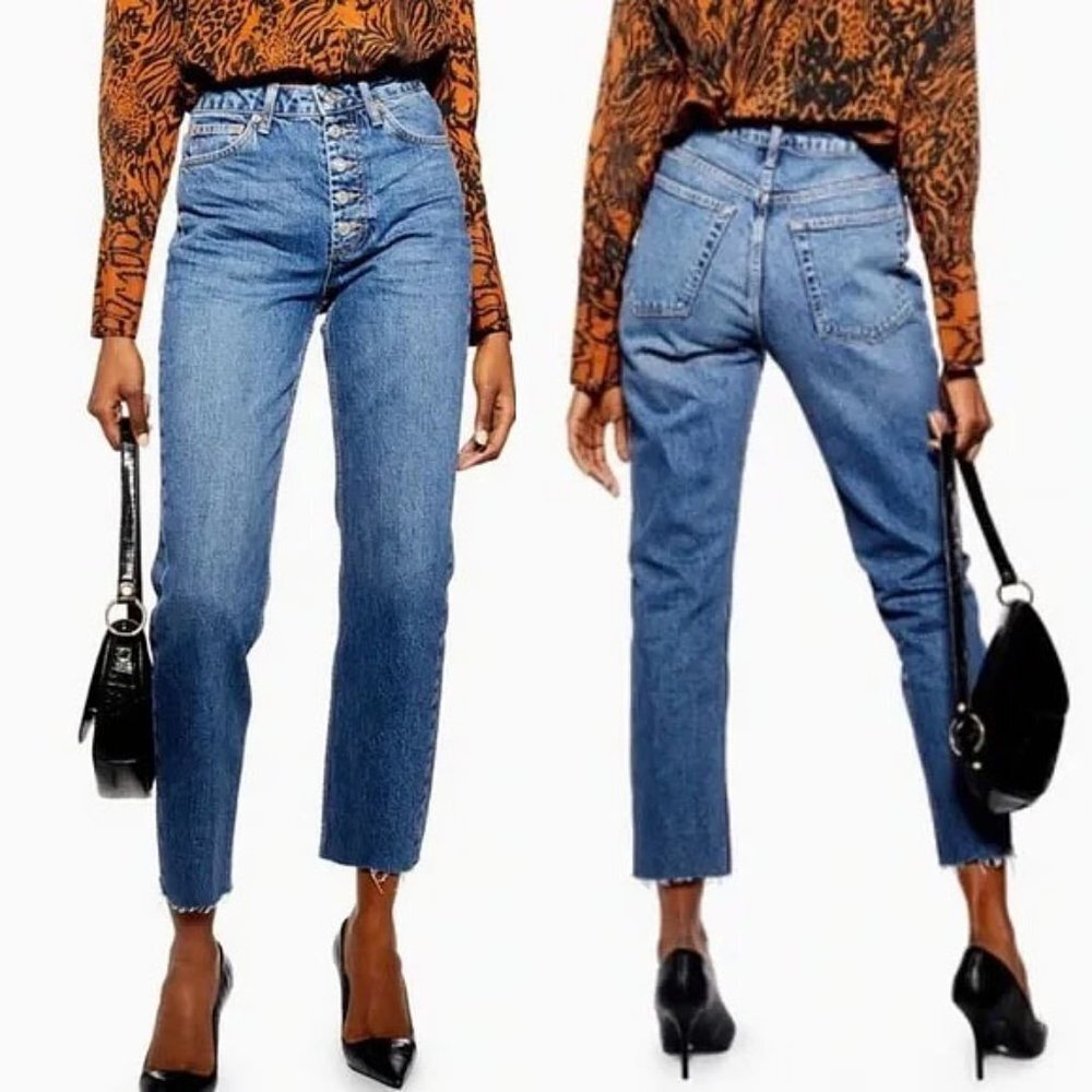 Topshop Straight Jeans